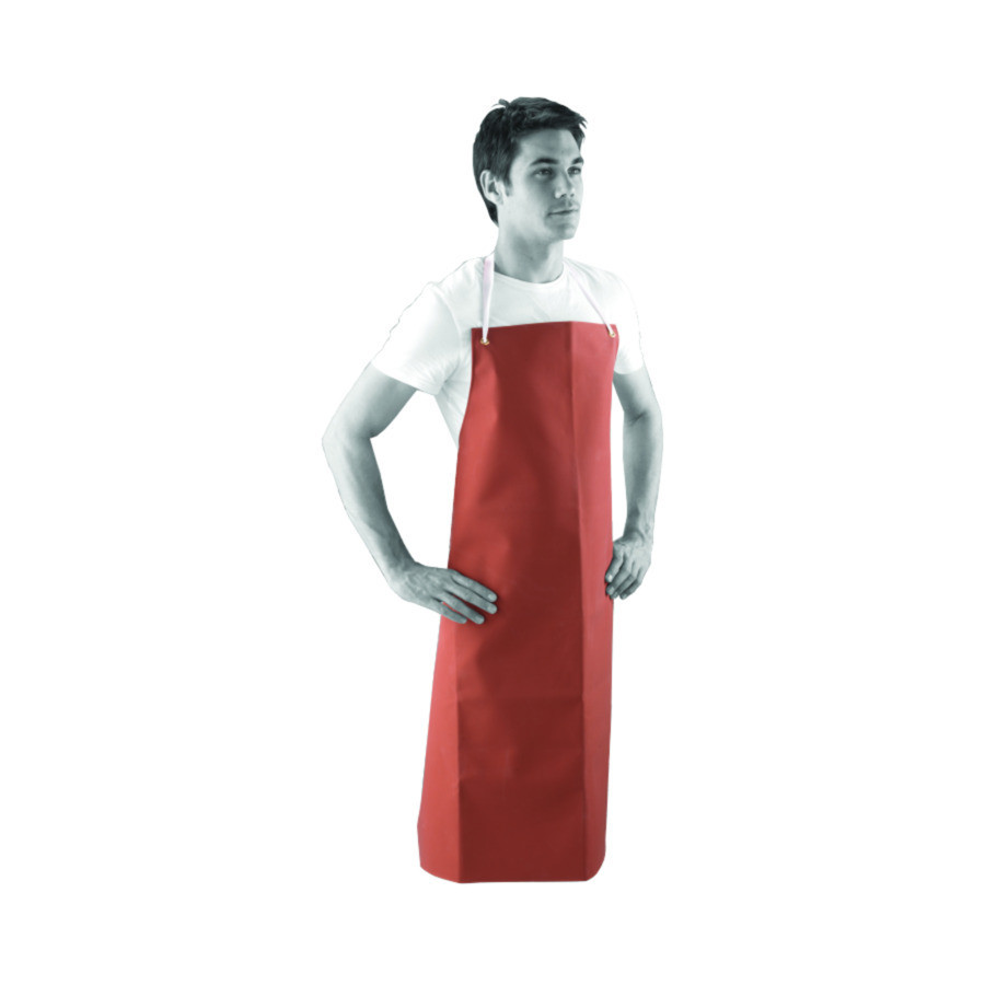 Heavy Duty Red Rubber Apron